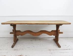 19th Century Swedish Pine Table